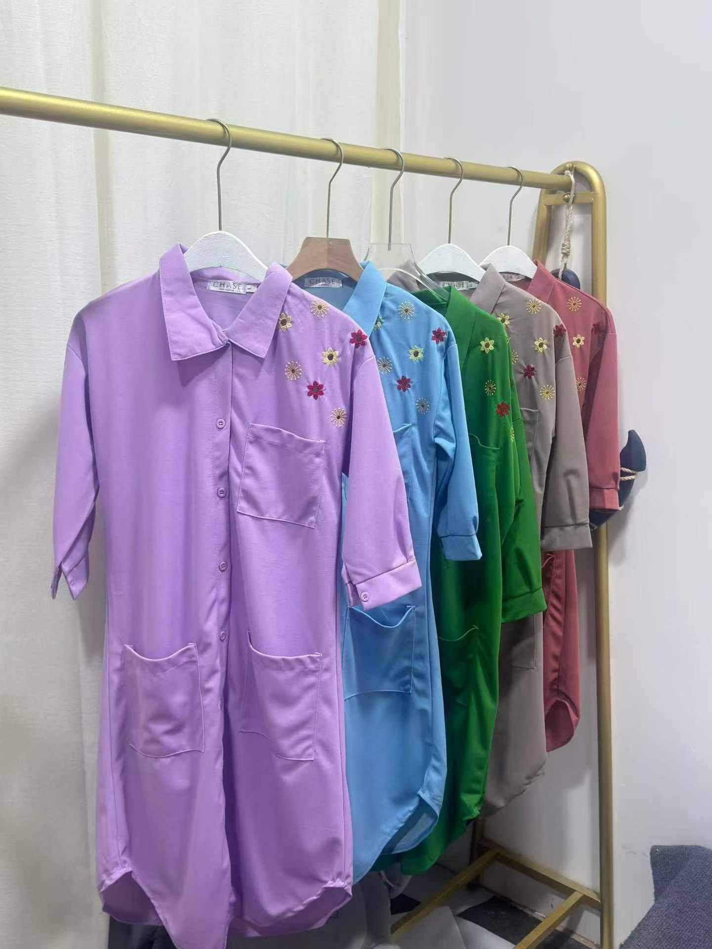 女装衬衫连衣裙，数量331件，码数m-2xl，独立包装，全清7.8元